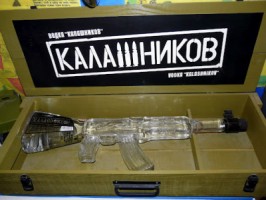 Kalashnikov Vodka AK-47 bottle