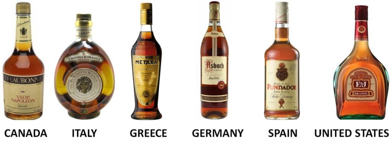 Brandy from around the world