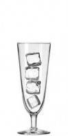 champagne flute 2 with ice