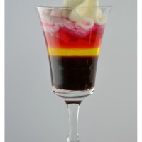 The Queen Banana Split Shot recipe with pictures