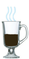 coffee glass 6 with coffee