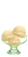 3-4 scoops of vanilla ice cream
